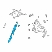 OEM Lexus UX250h GARNISH, RR Seat Sid Diagram - 62552-76030-C0