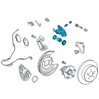 OEM 2022 Toyota Corolla Caliper Diagram - 47850-12280