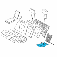 OEM 2018 BMW 320i Heating Element Seat, Left Diagram - 52-20-7-277-875