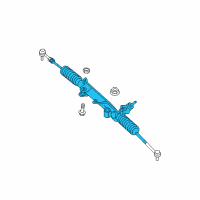 OEM 2011 Jeep Grand Cherokee Rack And Pinion Gear Diagram - 68078525AC