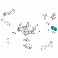 OEM 2000 Lexus GS400 Switch, Front Power Seat, RH Diagram - 84922-30210