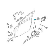 OEM Nissan NV1500 Screw Diagram - 80599-AZ00A