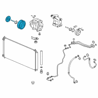 OEM 2017 Acura TLX Set, Clutch Diagram - 38900-RDF-A01