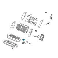 OEM Honda Accord Cup Holder, Rear Armrest (Light Quartz Gray) Diagram - 82187-S84-A11ZB