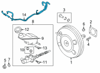 OEM 2022 Hyundai Santa Fe HOSE/PIPE Assembly-Vacuum Diagram - 59150-R5250
