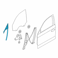 OEM 2016 BMW 335i GT xDrive Seal, Mirror Foot, Outer Left Diagram - 51-33-7-401-729