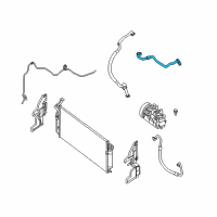 OEM 2008 Nissan Altima Pipe-Front Cooler, Low Diagram - 92450-ZN45A