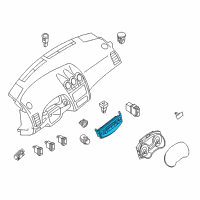 OEM 2016 Nissan Altima Control Assembly Diagram - 27510-9HT0A