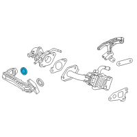 OEM 2020 Toyota RAV4 EGR Pipe Gasket Diagram - 25628-25010