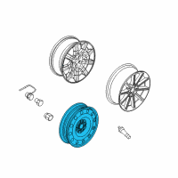 OEM 2019 Ford Explorer Compact Spare Diagram - 5G1Z-1007-AA