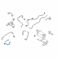 OEM Lincoln Connector Hose Diagram - AA5Z-9E455-A