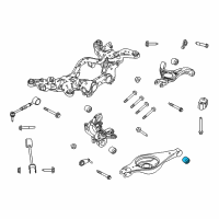 OEM 2017 Ford Explorer Lower Control Arm Insulator Diagram - 8A8Z-5A638-B