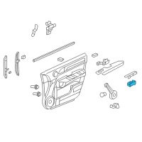 OEM Honda Switch Assembly, Power Window Master Diagram - 35750-SWA-A11