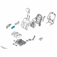 OEM 2015 Hyundai Genesis Switch Assembly-Power Front Seat RH Diagram - 88991-B1000-RRY