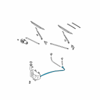 OEM 2002 Nissan Frontier Hose-Washer Diagram - 28940-9Z420