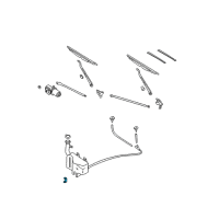 OEM 1995 Nissan 240SX Pump Assembly - Washer Diagram - 28920-1E400