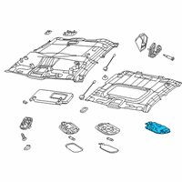 OEM 2020 Ram 1500 Lamp-Dome Diagram - 6RG45HL1AA