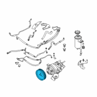 OEM 2007 BMW 650i Pulley Diagram - 32-42-1-439-232