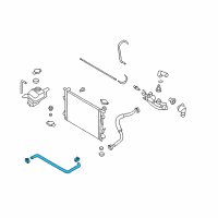 OEM 2009 Hyundai Azera Hose Assembly-Radiator, Upper Diagram - 25414-3L200