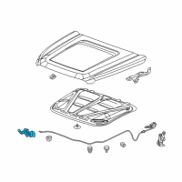 OEM GMC Yukon XL Lock Assembly Diagram - 84690210