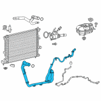 OEM 2014 Dodge Dart Hose-Radiator Outlet Diagram - 68092561AF