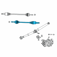 OEM 2017 Dodge Journey Shaft-Axle Half Diagram - 4743818AC