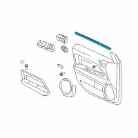 OEM 2015 Jeep Patriot WEATHERSTRIP-Front Door Belt Inner Diagram - 5067762AB