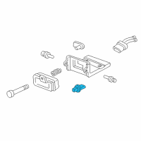 OEM 1996 Chevrolet Camaro Bulb-Front Fog Lamp Diagram - 9442878