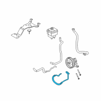 OEM 2001 Ford E-250 Econoline Pressure Hose Diagram - 6C2Z-3A719-BB