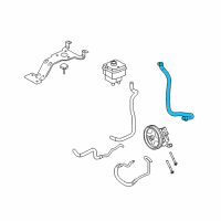 OEM 2011 Ford E-350 Super Duty Power Steering Suction Hose Diagram - HC2Z-3691-C