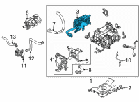 OEM Hyundai Santa Fe JUNCTION BLOCK ASSY Diagram - 91958-P4010