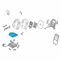 OEM 2020 Hyundai Elantra GT Seat Cushion Pad Diagram - 88200G3590PKY