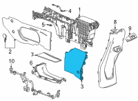 OEM 2022 Chevrolet Bolt EUV Rear Panel Diagram - 42731255