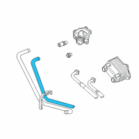 OEM 2003 Dodge Viper Hose-Heater Supply Diagram - 5264929AC