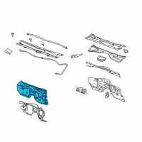 OEM 2015 Cadillac Escalade Insulator Diagram - 84493539