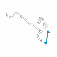 OEM 2020 Nissan Kicks Rod Assy-Connecting, Stabilizer Diagram - 54618-9MF0A