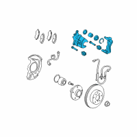 OEM 2017 Toyota Corolla Caliper Assembly Diagram - 47730-02400