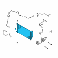 OEM 2015 Nissan NV200 Condenser & Liquid Tank Assy Diagram - 92100-3LM0B