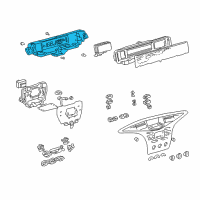 OEM 2001 Toyota Prius Case, Combination Meter Diagram - 83801-47031