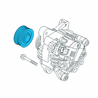 OEM 2020 Hyundai Elantra GT Pulley-Generator Diagram - 37320-2E221