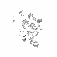 OEM Kia Sorento With Harness Assembly-EVAPORATOR Diagram - 976273E260