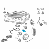 OEM BMW Bulb Diagram - 07-11-9-907-001