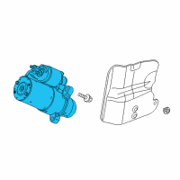 OEM Cadillac XTS Starter Diagram - 12639454