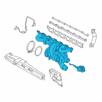 OEM 2017 BMW 440i xDrive Gran Coupe Turbo Charger Diagram - 11-65-7-934-605