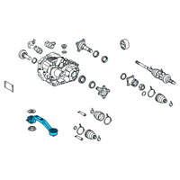 OEM Support Assy, Differential Diagram - 52380-48120