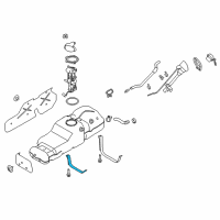 OEM 2008 Infiniti QX56 Band Assy-Fuel Tank Mounting Diagram - 17406-ZE00B