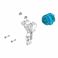 OEM 2005 Chevrolet SSR GENERATOR Assembly Diagram - 19118693