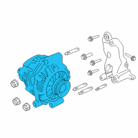 OEM Pontiac Alternator Diagram - 92173959