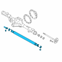 OEM 2017 Cadillac Escalade ESV Drive Shaft Assembly Diagram - 84546234