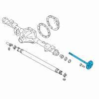 OEM 2017 GMC Yukon Axle Shafts Diagram - 23199121